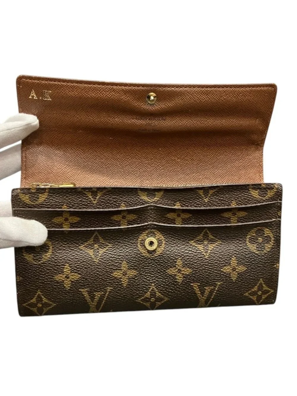 Louis Vuitton Portefeuille Sarah Monogram Wallet Canvas
